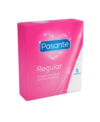 Pasante Regular Condoms  3 pcs
