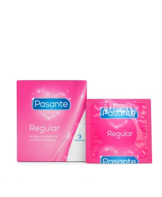 Pasante Regular Condoms  3 pcs
