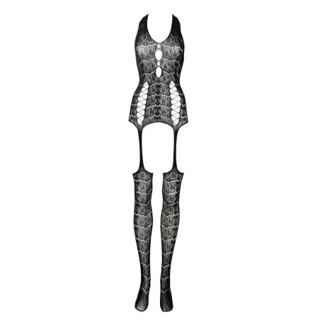 Lace Suspender Bodystocking - One Size