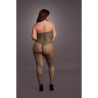 Fishnet and Lace Bodystocking - Queen Size