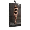 Ananke XII - Three Piece with Choker, Bandeau Top and Pantie with Garters - One Size
