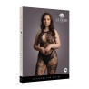 Criss Cross Neck Bodystocking - Plus Size