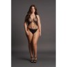 Strappy Lace Teddy - Plus Size