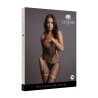 Net High Neck Bodystocking - One Size