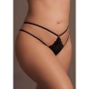 Ami - Thong with Adjustable Sliders and Golden Details - Plus Size