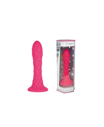 SILEXD Fantasy Line Dreamy - Różowe Silikonowe Dildo - 18,5cm