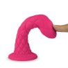 SILEXD Fantasy Line Dreamy - Różowe Silikonowe Dildo - 18,5cm