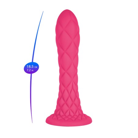 SILEXD Fantasy Line Dreamy - Różowe Silikonowe Dildo - 18,5cm