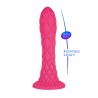 SILEXD Fantasy Line Dreamy - Różowe Silikonowe Dildo - 18,5cm