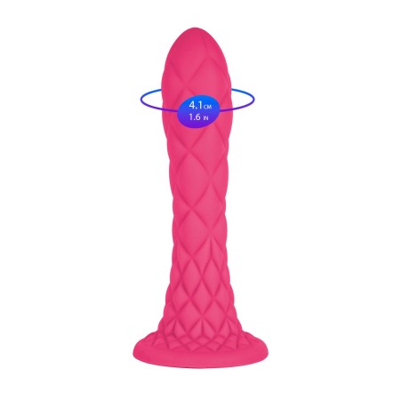 SILEXD Fantasy Line Dreamy - Różowe Silikonowe Dildo - 18,5cm
