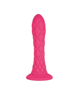 SILEXD Fantasy Line Dreamy - Różowe Silikonowe Dildo - 18,5cm