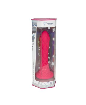 SILEXD Fantasy Line Dreamy - Różowe Silikonowe Dildo - 18,5cm