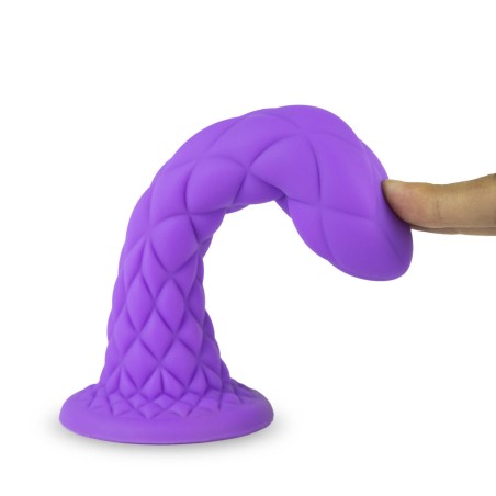 SILEXD Fantasy Line Dreamy - Fioletowe Silikonowe Dildo - 18,5cm