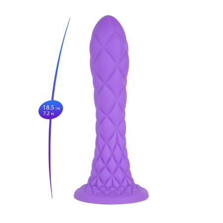 SILEXD Fantasy Line Dreamy - Fioletowe Silikonowe Dildo - 18,5cm