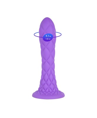 SILEXD Fantasy Line Dreamy - Fioletowe Silikonowe Dildo - 18,5cm