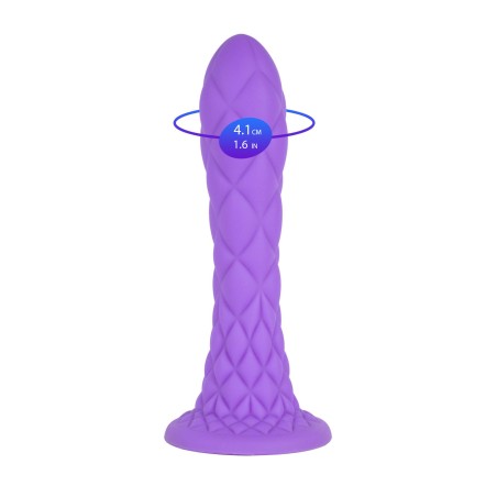 SILEXD Fantasy Line Dreamy - Fioletowe Silikonowe Dildo - 18,5cm