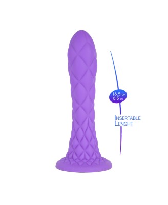 SILEXD Fantasy Line Dreamy - Fioletowe Silikonowe Dildo - 18,5cm