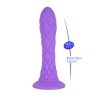 SILEXD Fantasy Line Dreamy - Fioletowe Silikonowe Dildo - 18,5cm