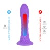SILEXD Fantasy Line Dreamy - Fioletowe Silikonowe Dildo - 18,5cm