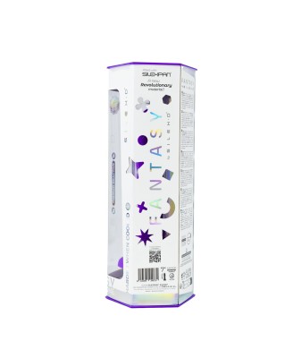SILEXD Fantasy Line Dreamy - Fioletowe Silikonowe Dildo - 18,5cm