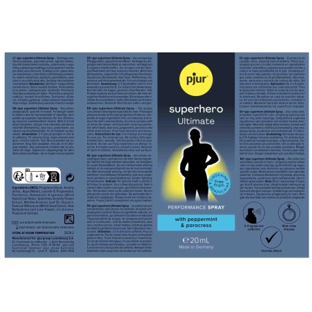 pjur superhero Ultimate Spray - Opóźnienie Wytrysku - 20ml