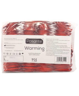Pasante Warming - Prezerwatywy w Efektem Rozgrzewania - 144 szt