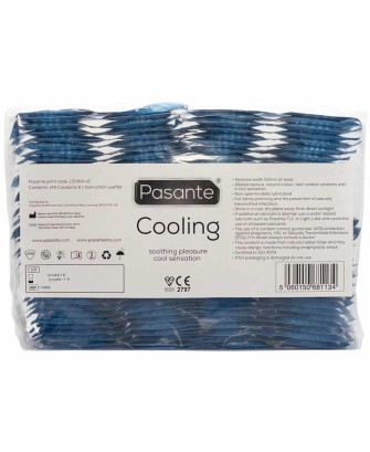 Pasante Cooling - Prezerwatywy z Efektem Chłodzącym - 144 szt