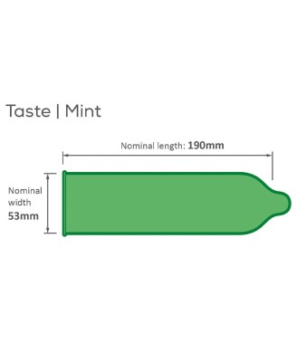 Pasante Mint Tingle - Prezerwatywy Smakowe Miętowe - 144 szt