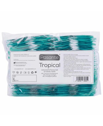 Pasante Tropical - Prezerwatywy Smakowe Tropikalne - 144 szt