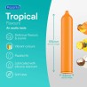 Pasante Tropical - Prezerwatywy Smakowe Tropikalne - 144 szt