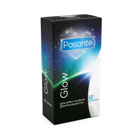 Pasante Glow Prezerwatywy Świecące w Ciemności - 12 szt