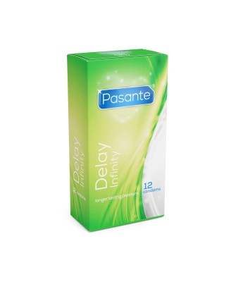 Pasante Delay – Infinity - Prezerwatywy Opóźniające Wytrysk - 12 szt