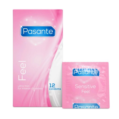 Pasante Sensitive Feel - Prezerwatywy Ultra Cienkie 12 szt