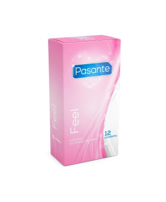 Pasante Sensitive Feel - Prezerwatywy Ultra Cienkie 12 szt