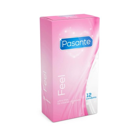 Pasante Sensitive Feel - Prezerwatywy Ultra Cienkie 12 szt