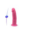 Model 2 6"" - Różowe Dildo Świecące w Nocy 15 cm