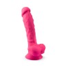 SilexPan Pink Model 1 (8'') - Różowe Silikonowe Dildo - 20 cm
