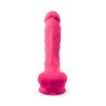 SilexPan Pink Model 1 (8'') - Różowe Silikonowe Dildo - 20 cm