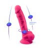 SilexPan Pink Model 1 (8'') - Różowe Silikonowe Dildo - 20 cm