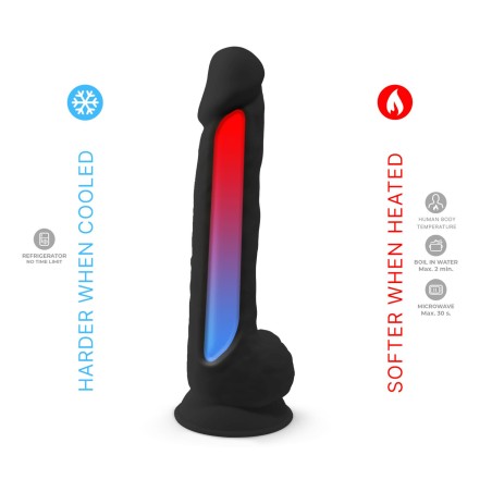 SilexD SD.Model 1 (15") DD03 - Czarne Dildo XXL - 38 cm