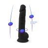 SilexD SD.Model 1 (15") DD03 - Czarne Dildo XXL - 38 cm