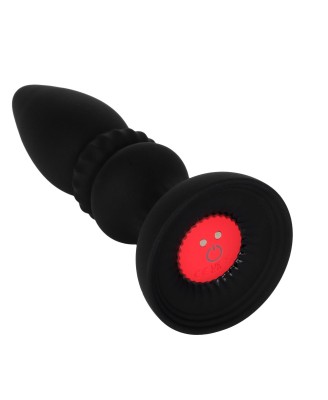 Silicone Vibrator - Zdalnie Sterowany Korek Analny - 3 Poziomy Wibracji