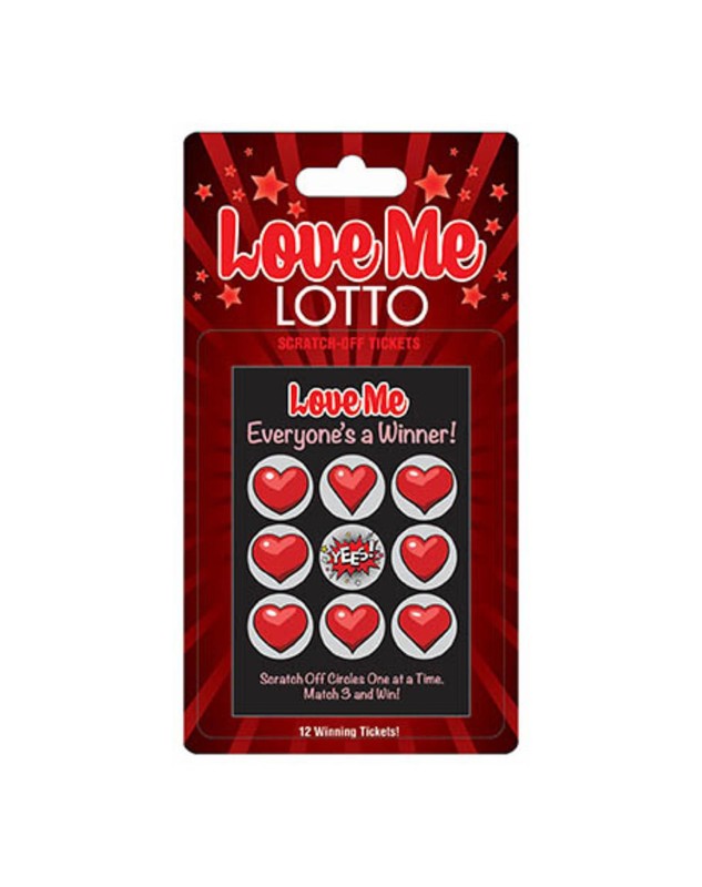 Love Me Lotto – 12 unique tickets