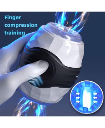 VIBRATING BALL MALE STROKER - Masturbator 10 Poziomów Wibracji