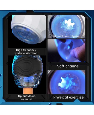 VIBRATING BALL MALE STROKER - Masturbator 10 Poziomów Wibracji