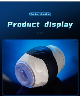 VIBRATING BALL MALE STROKER - Masturbator 10 Poziomów Wibracji