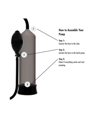 Starter Penis Pump - Czarna Pompka Erekcyjna