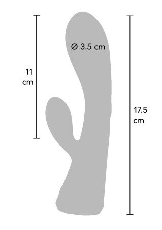 Iris Rabbit Vibrator Purple - Fioletowy Wibrator Króliczek