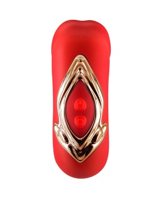 Kissy 3-in-1 - Wibrator Króliczek z Masażerem Łechtaczki - Czerwony