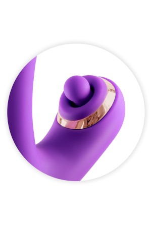 Joyfully 3-in-1 - Wibrator Króliczek z Funkcją Trzęsienia - Fiolet